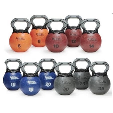 AGM Group 35836 Elite Kettlebell Medicine Ball - Blue 18 Lb